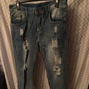 Amazon distressed Jeans